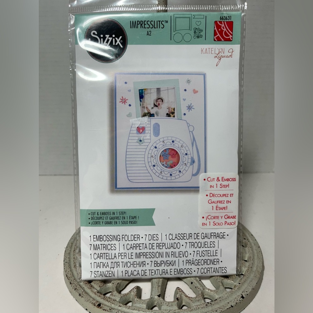 Sizzix Impresslits A2 Instant Camera 663631